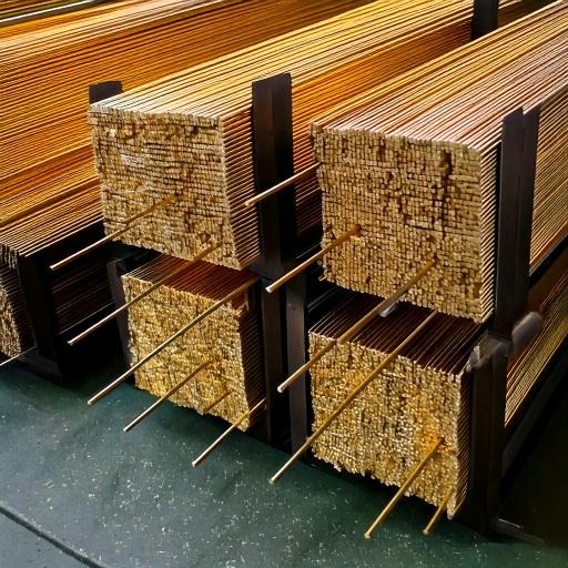 Firefly realistic photo of CDA270 (Yellow Brass, 65-) top view 65030